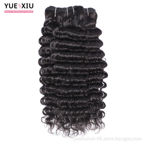 raw cambodian hair deep wave hair bundles with lace frontals human cambodian hair extension vendors